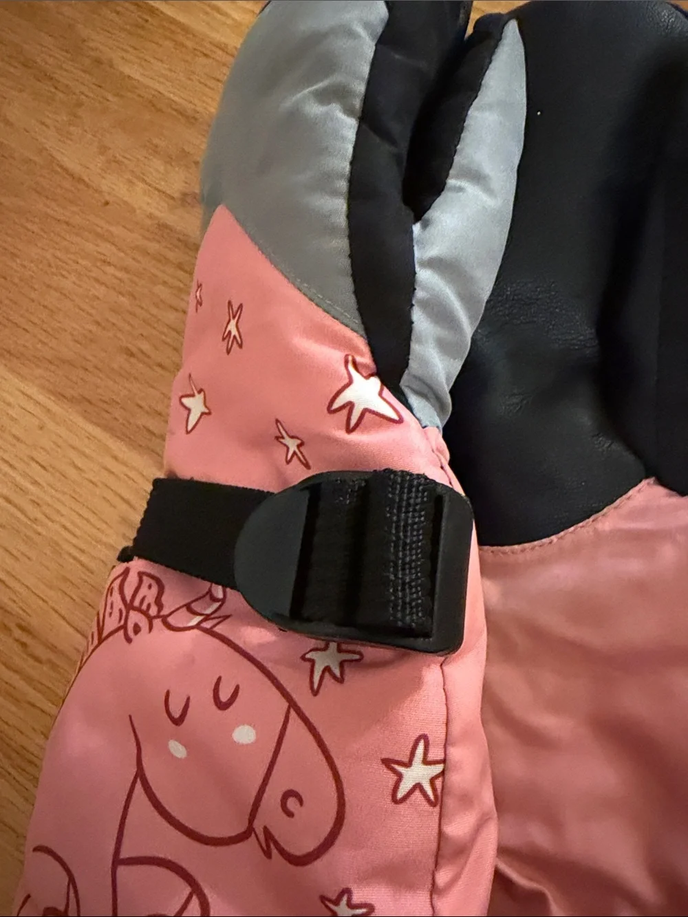 Kids Pink Unicorn Winter Mittens - size xxs - perfect for ages 6-8